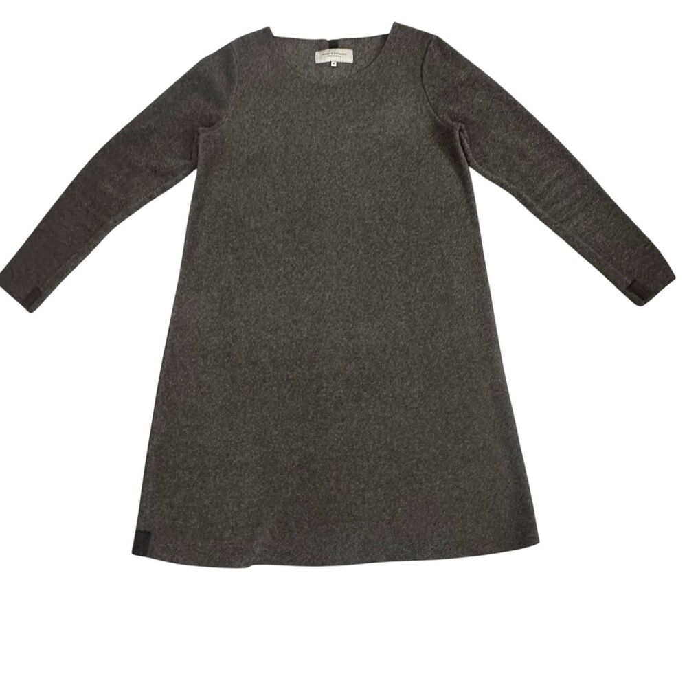 Henriette Steffensen Copenhagen Brown Fleece A-Line Tunic Dress Womens M